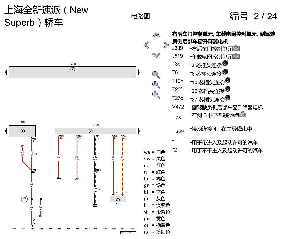 斯柯达速派 MQB 舒适便捷系统 电路图