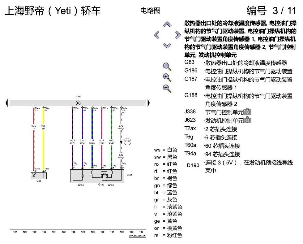 斯柯达野帝 1.4 升汽油发动机 , CSSA 电路图
