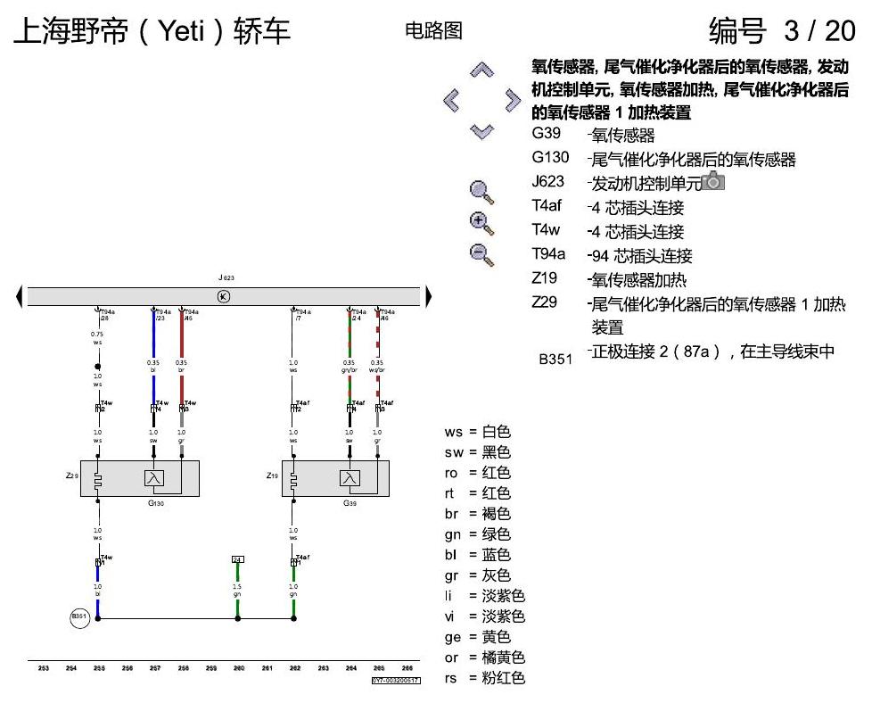 斯柯达野帝 1.4 升汽油发动机 , CSSA 电路图