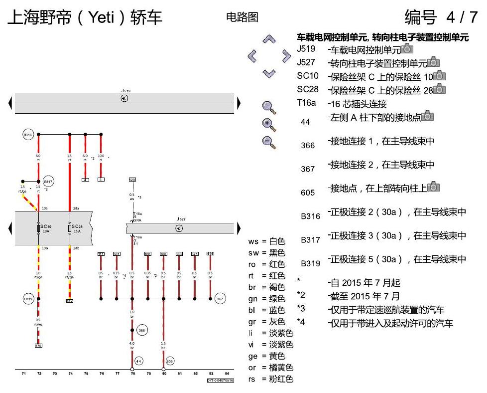 斯柯达野帝 1.8 升汽油发动机 , CEAA 电路图