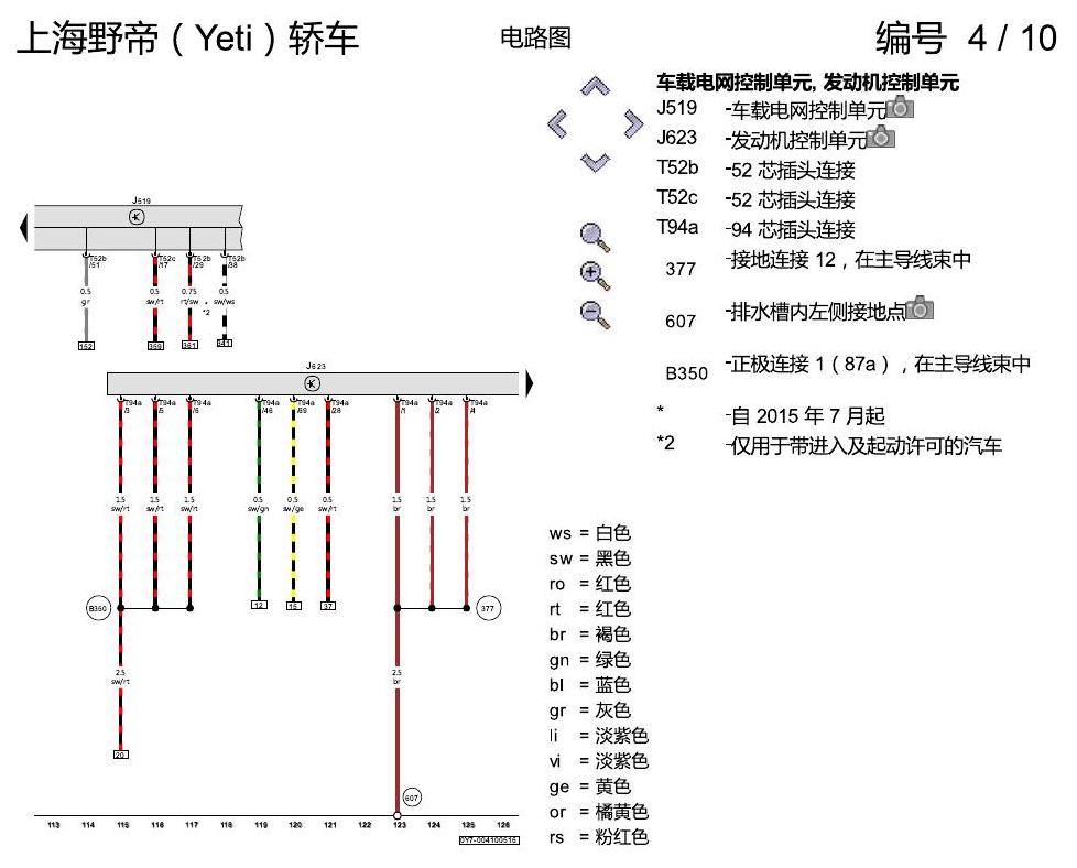 斯柯达野帝 1.8 升汽油发动机 , CEAA 电路图