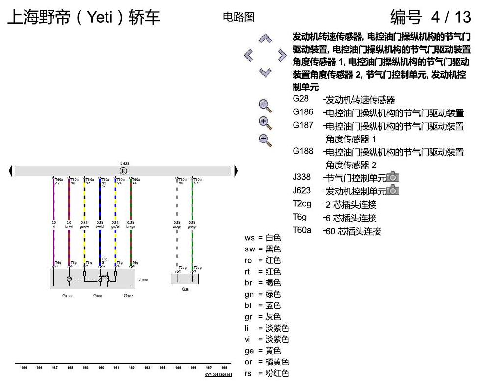 斯柯达野帝 1.8 升汽油发动机 , CEAA 电路图