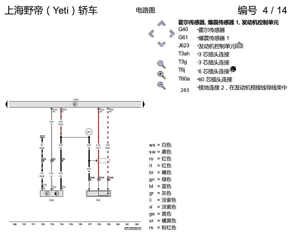 斯柯达野帝 1.8 升汽油发动机 , CEAA 电路图