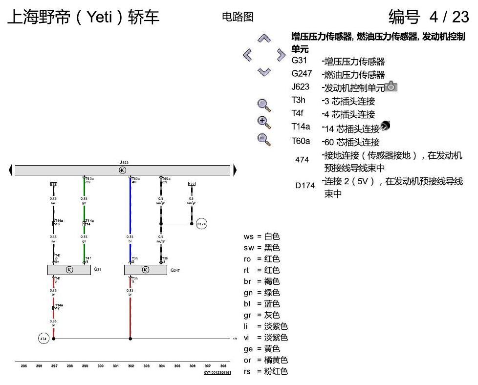 斯柯达野帝 1.8 升汽油发动机 , CEAA 电路图