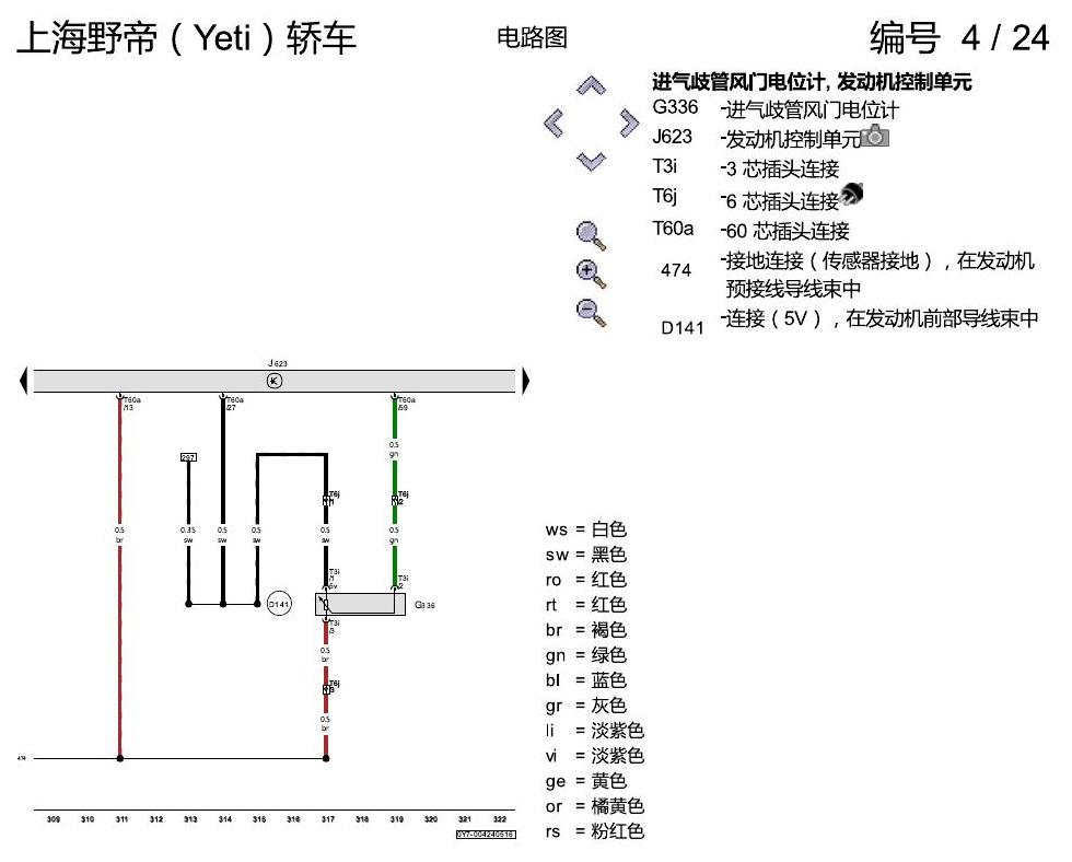 斯柯达野帝 1.8 升汽油发动机 , CEAA 电路图