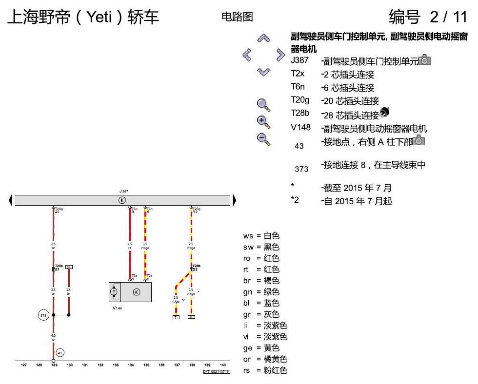 斯柯达野帝 便捷系统 电路图
