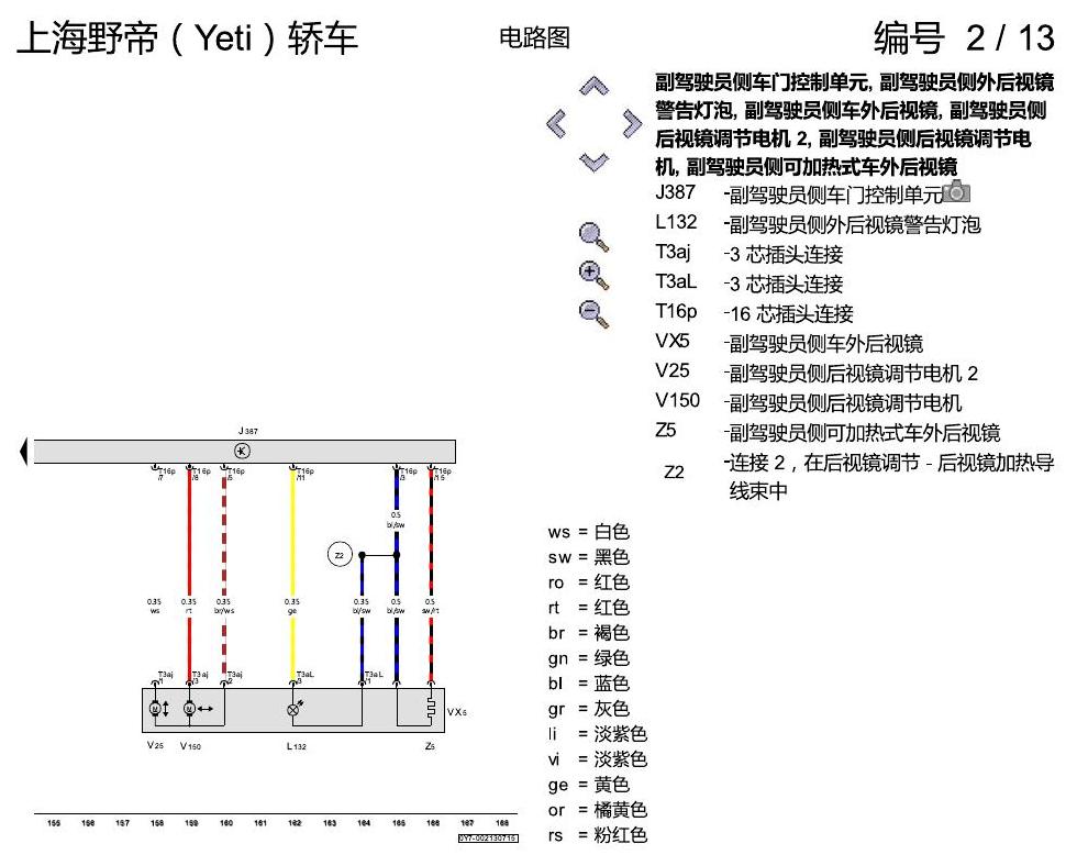 斯柯达野帝 便捷系统 电路图