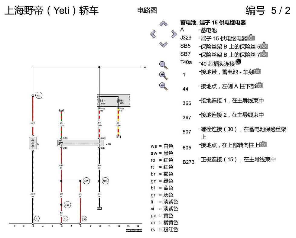 斯柯达野帝 双离合器变速箱 02E 电路图