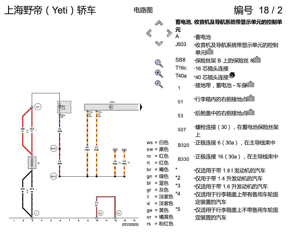 斯柯达野帝 收音机-导航系统 RNS 315 电路图