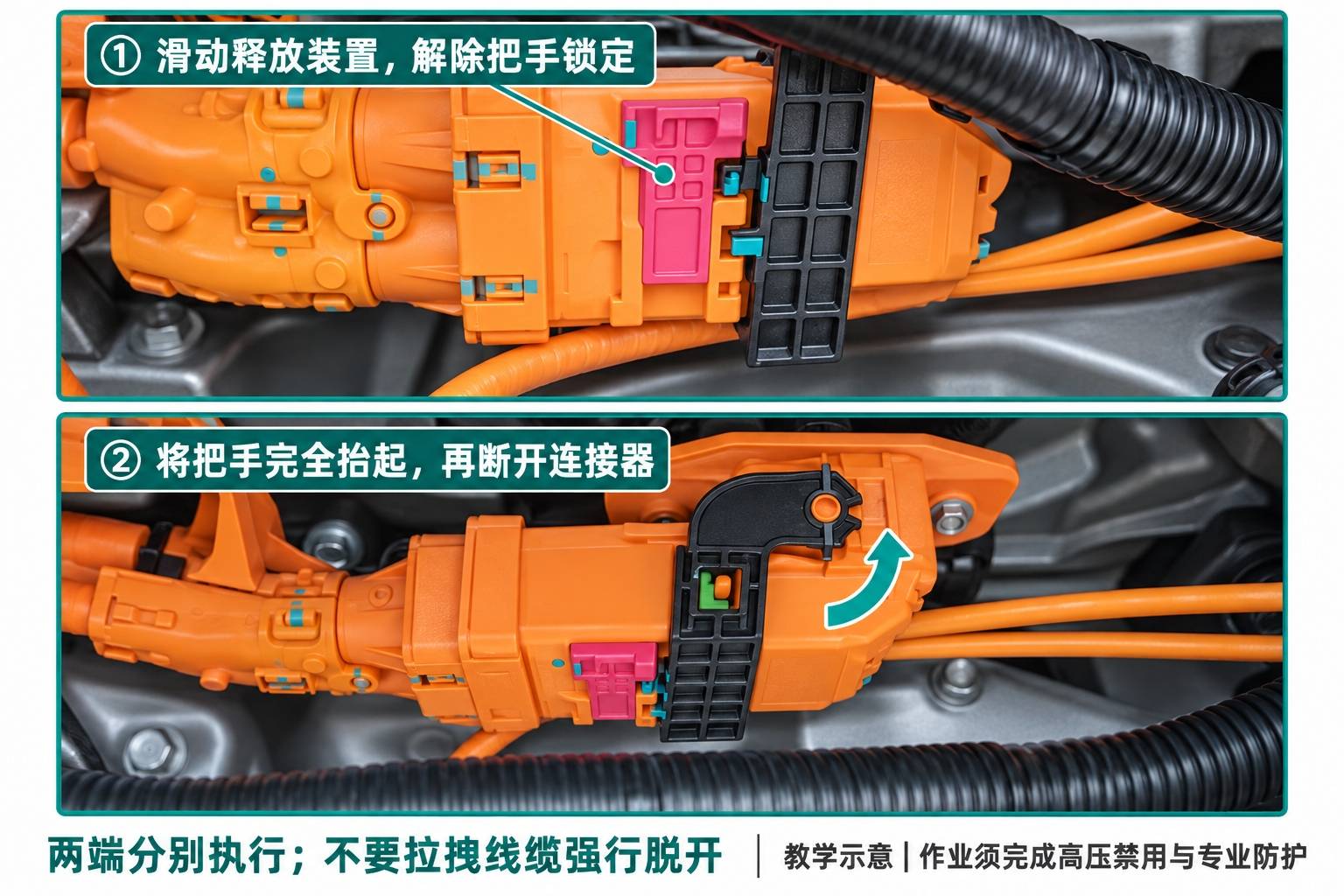2024+ 特斯拉 Model 3 后驱动电机高压线束更换:把手锁止、10/6 N·m 与冷却液排气-图片2