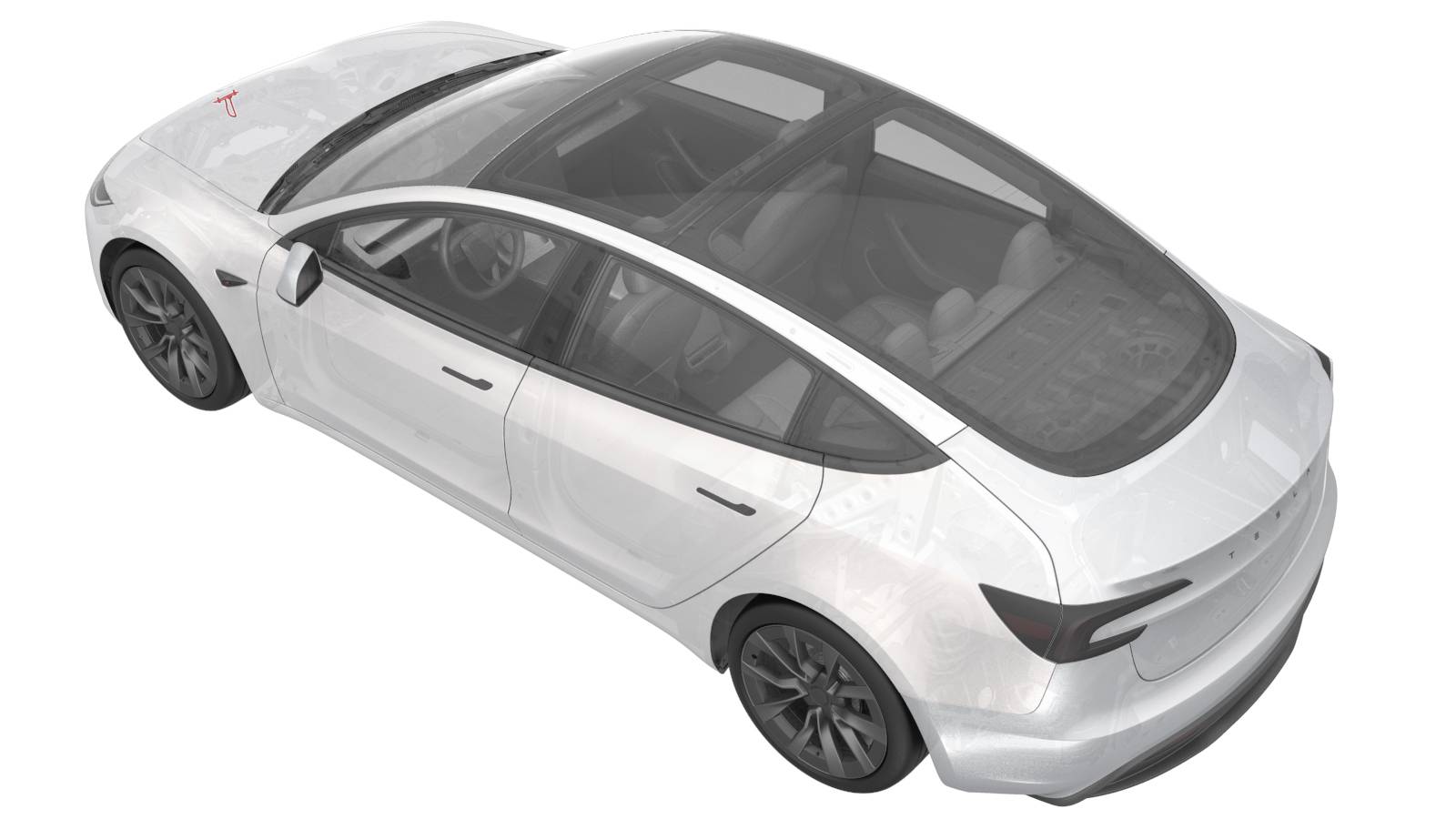 2024+ 特斯拉 Model 3 后备箱盖缓冲块更换:圈数记录与齐平度调整-图片1