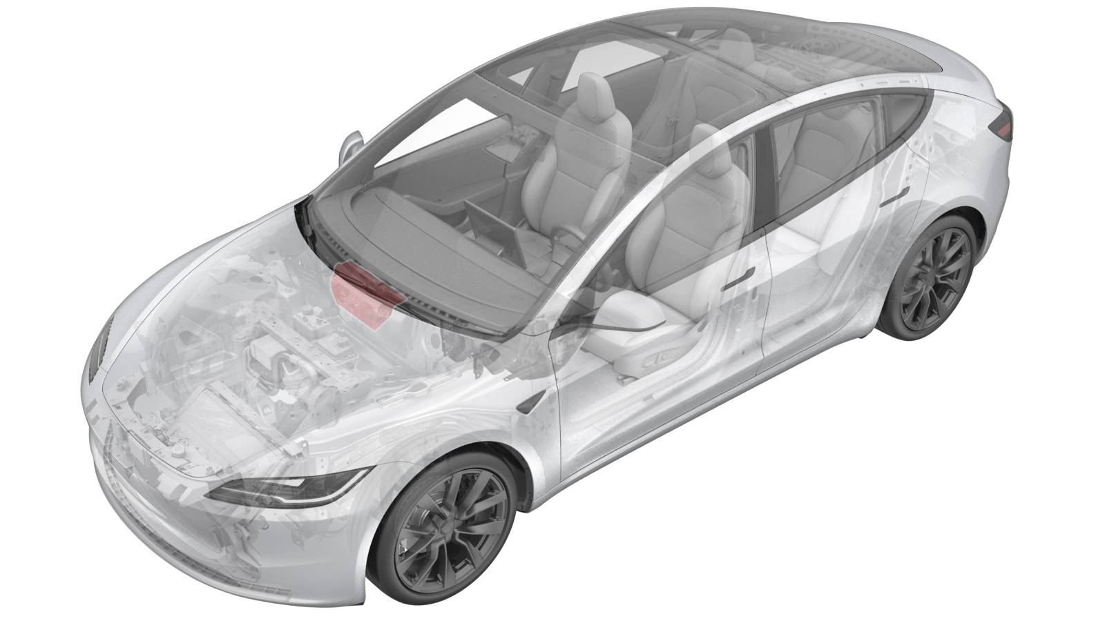 2024+ 特斯拉 Model 3 副驾脚部盖板更换:卡接与磁吸版本、灯插头及防夹复核-图片1