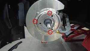 2024+ 特斯拉 Model 3 左前制动防尘罩更换:双电机基础制动版 3 螺栓 8 N·m
