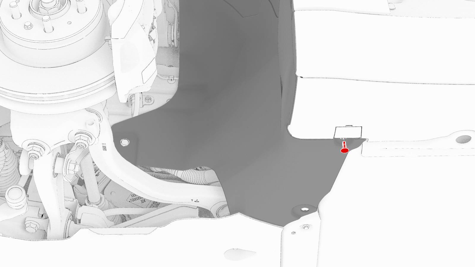 2024+ 特斯拉 Model 3 左前轮拱内衬更换:17 个推拉卡子与 5 N·m-图片2