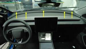 2024+ 特斯拉 Model 3 仪表板浮翼盖板更换:17 个卡子与锁扣底部受力