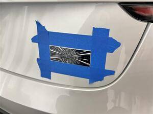 2024+ 特斯拉 Model 3 Performance 后部图案徽标更换:60 cm 单丝线与一次性新件-图片2
