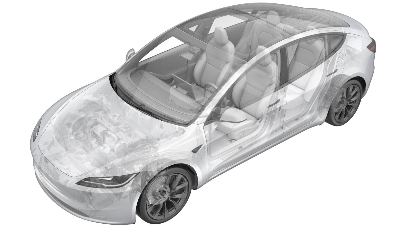2024+ 特斯拉 Model 3 第二排左侧坐垫卡子更换:2 个锁片与清晰锁止声