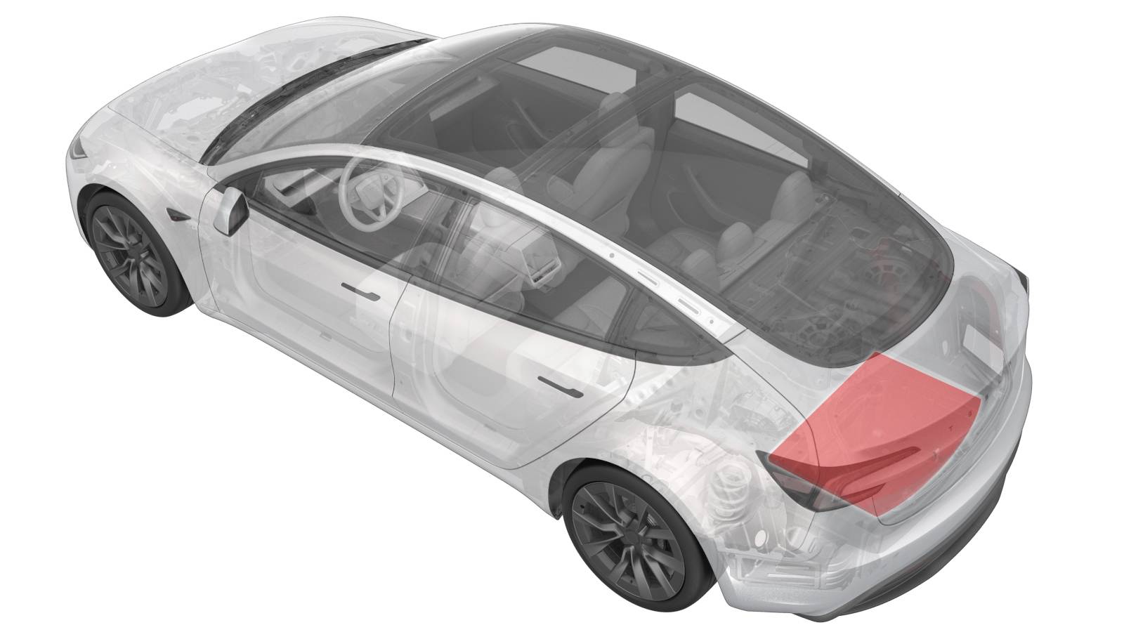 2024+ 特斯拉 Model 3 后备箱负重底板更换:拉片提取、落位与异响验收-图片1