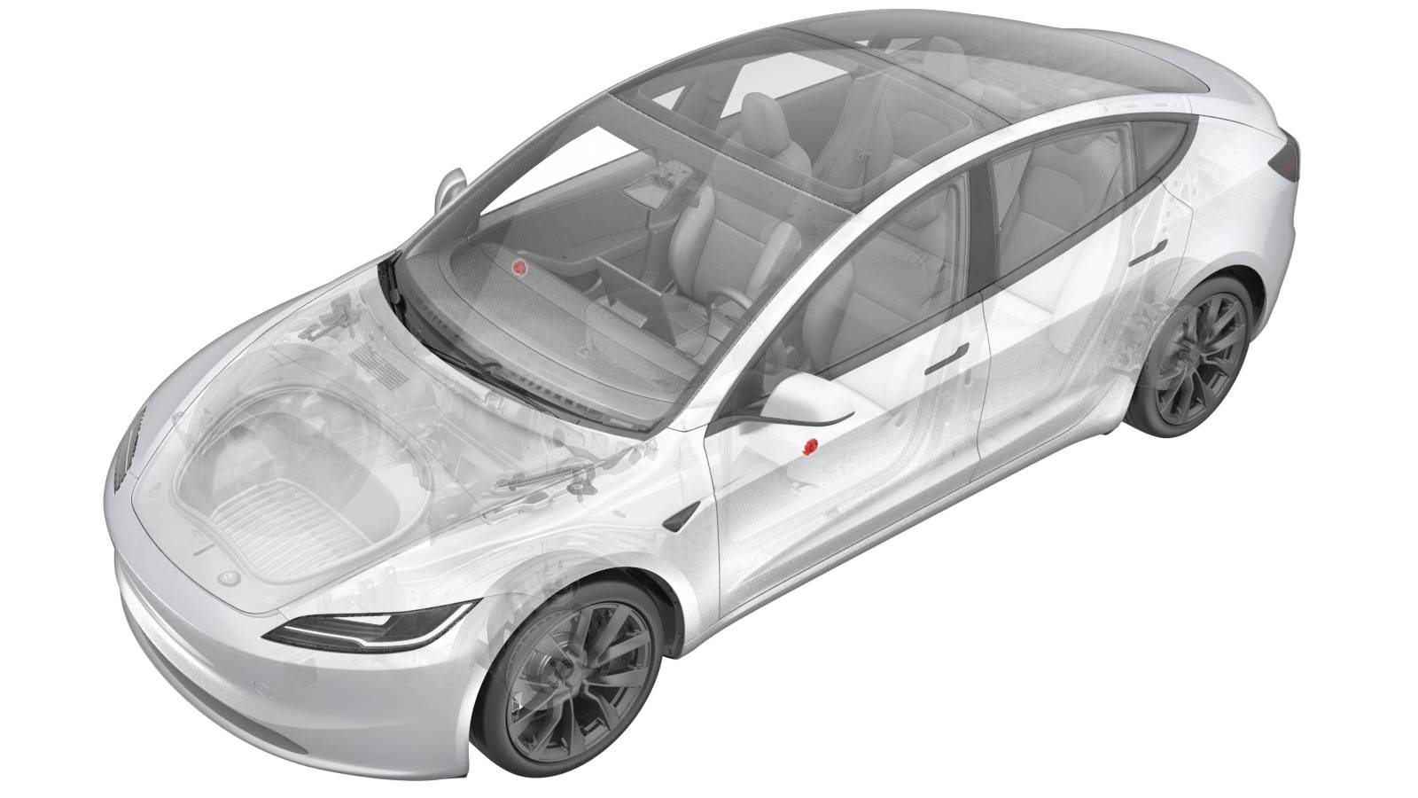 2024+ 特斯拉 Model 3 左后车门压力传感器更换:旋转卡座、6 N·m门板与密封验收-图片1