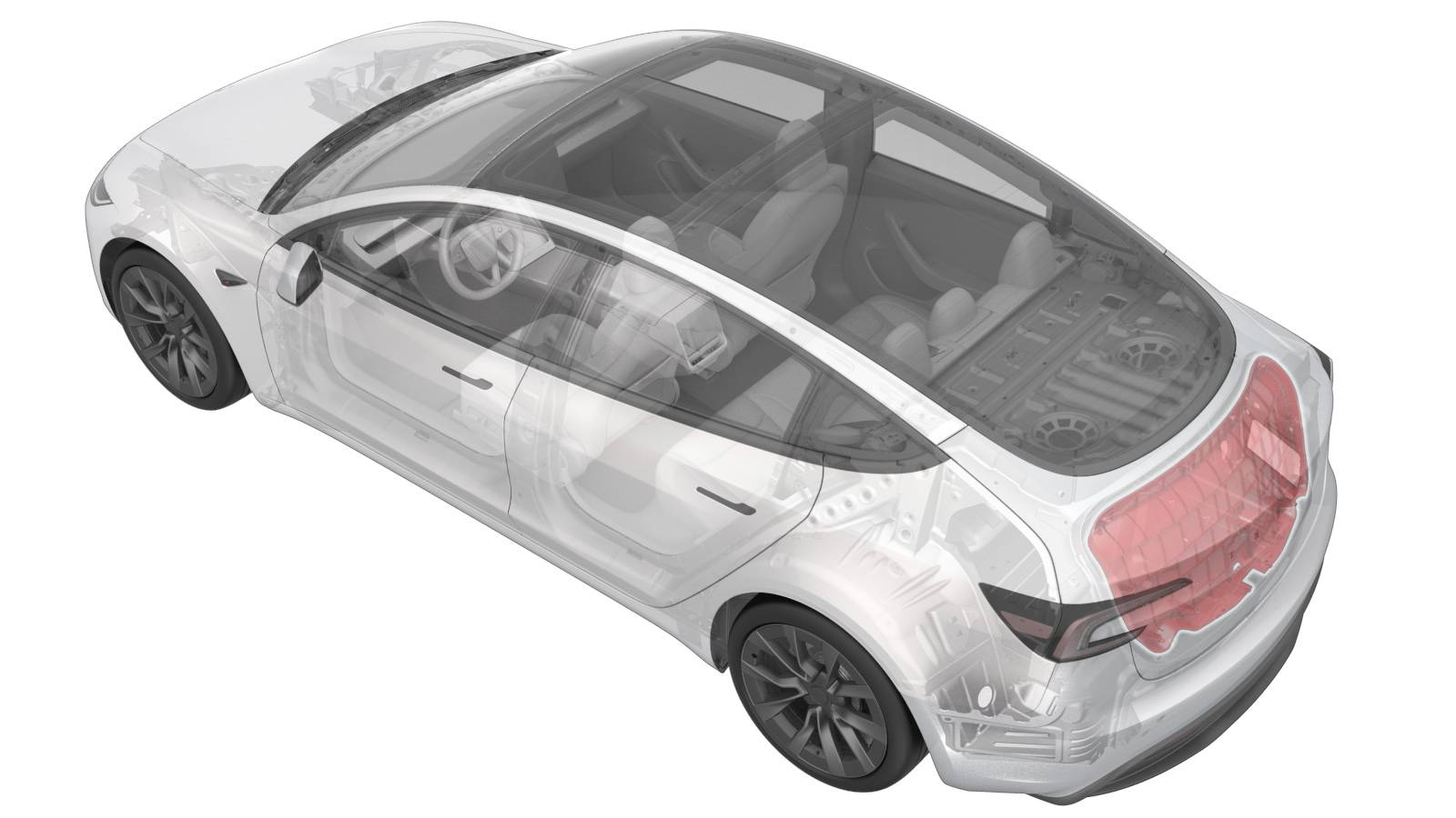 2024+ 特斯拉 Model 3 后备箱盖内饰板更换:11个新卡子、按钮线束与贴合验收-图片1