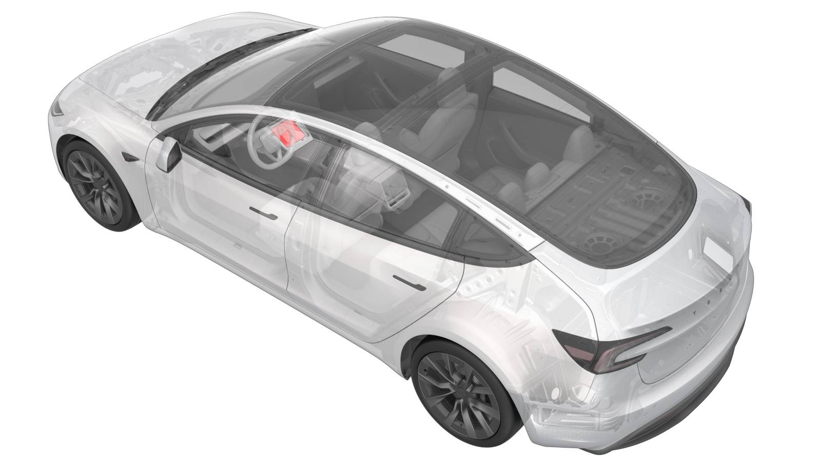 2024+ 特斯拉 Model 3 无线充电模块更换:按生产日期区分卡子式与螺钉式-图片1