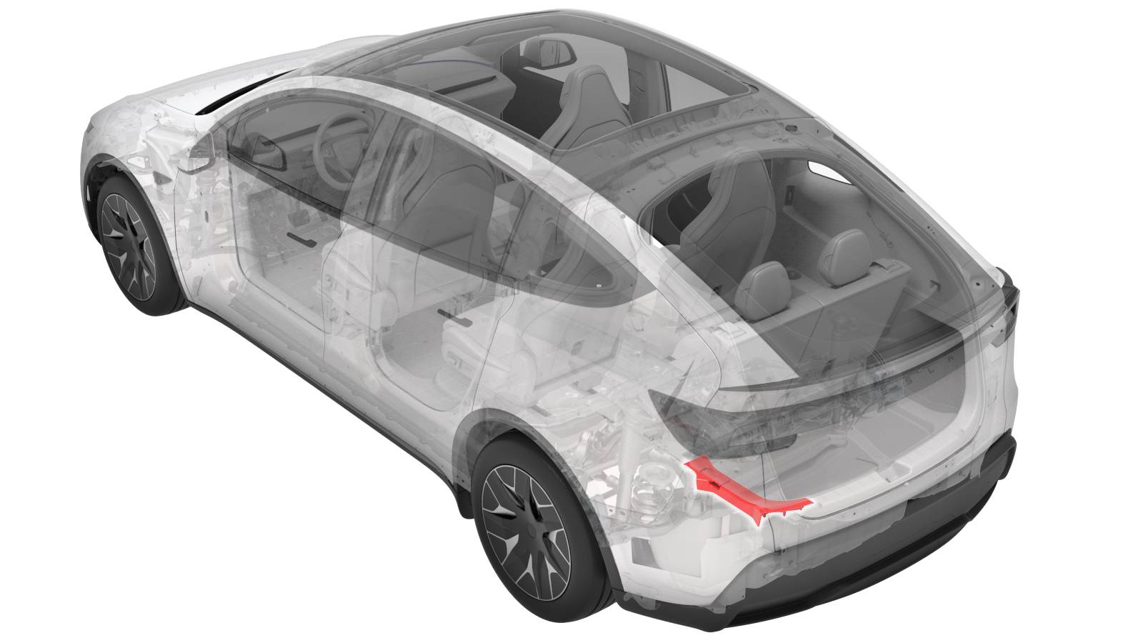 特斯拉 Model Y L 左侧底板支架更换:五卡子、双定位销与推拉验收-图片1