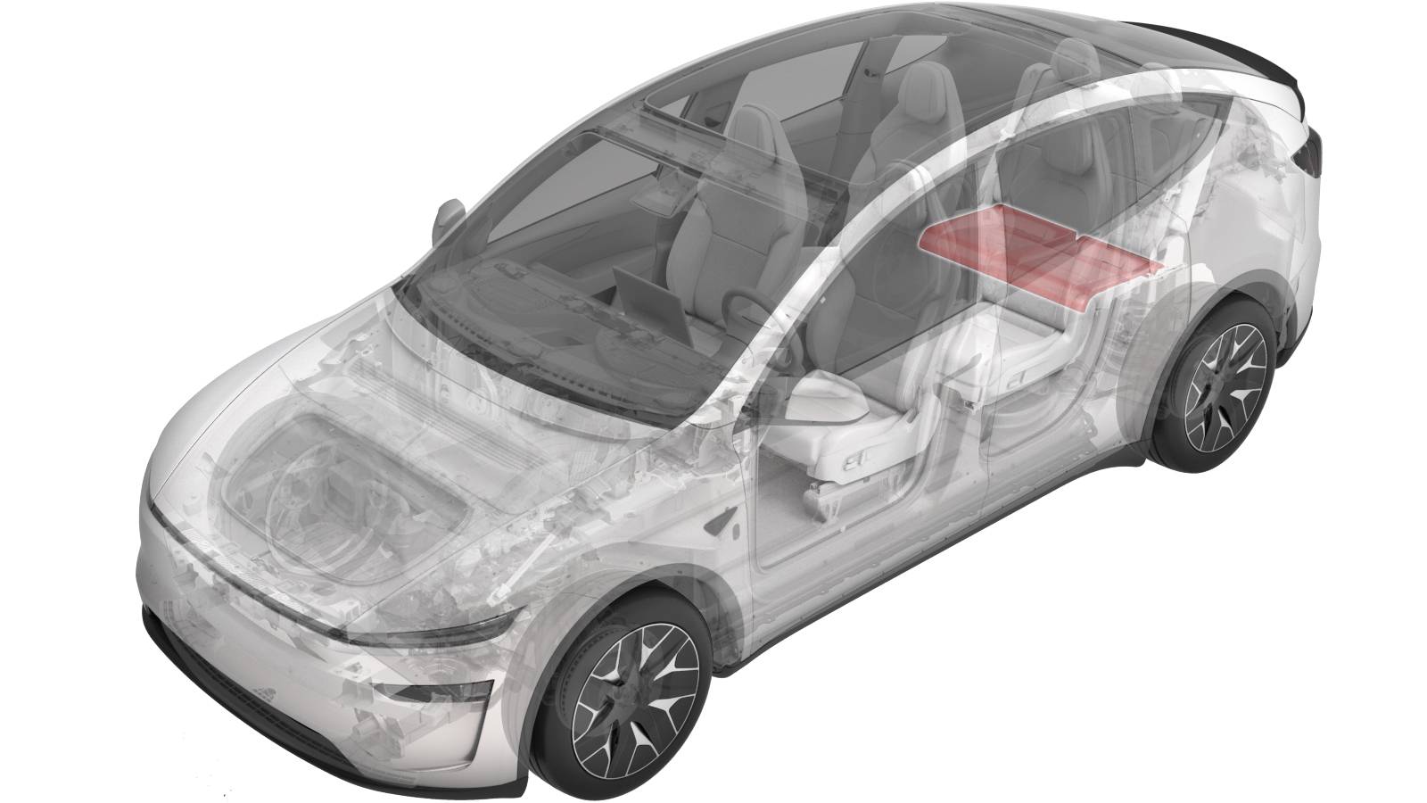 特斯拉 Model Y L 第三排座垫拆装:双环形钩、连接器与推拉测试-图片1