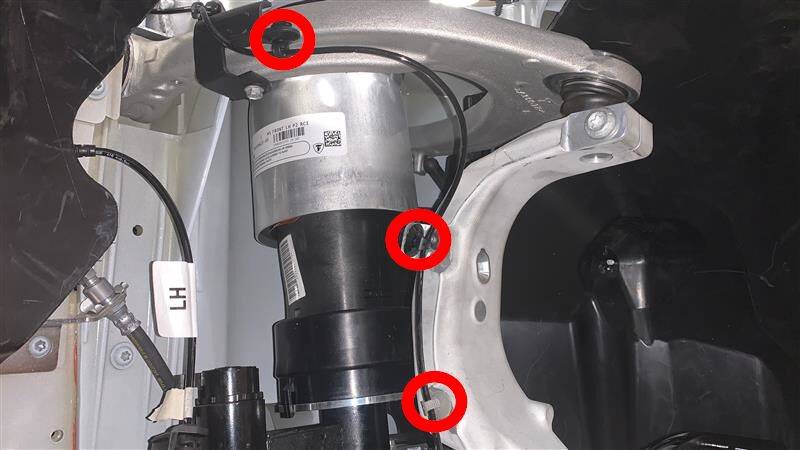 2021+ 特斯拉 Model S 左前轮速传感器更换:6 Nm、两处线束卡子与ESP检查-图片3