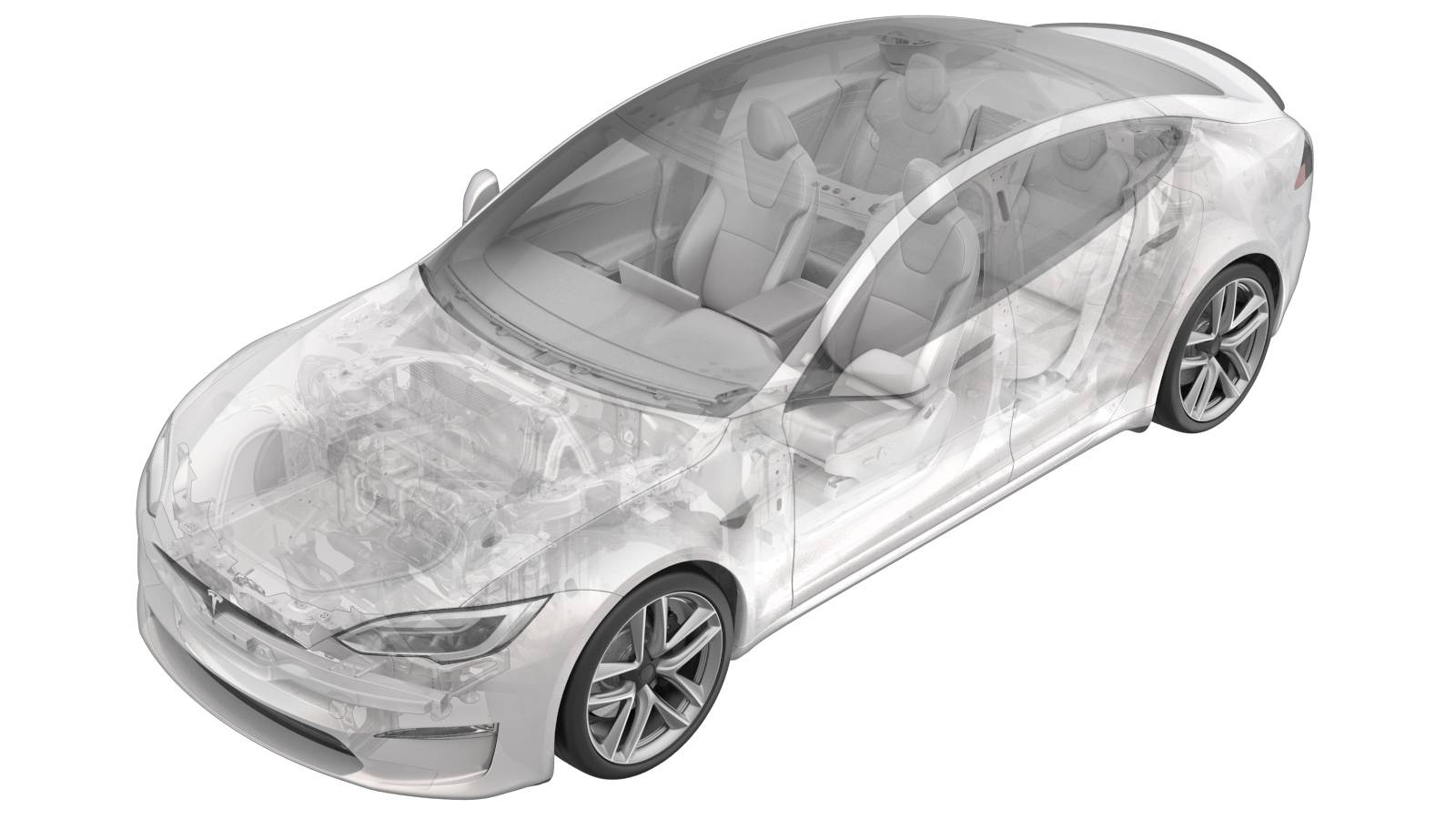 2021+ 特斯拉 Model S 尾门把手周围饰件更换:2、14.4、3 Nm与粘接等待-图片2