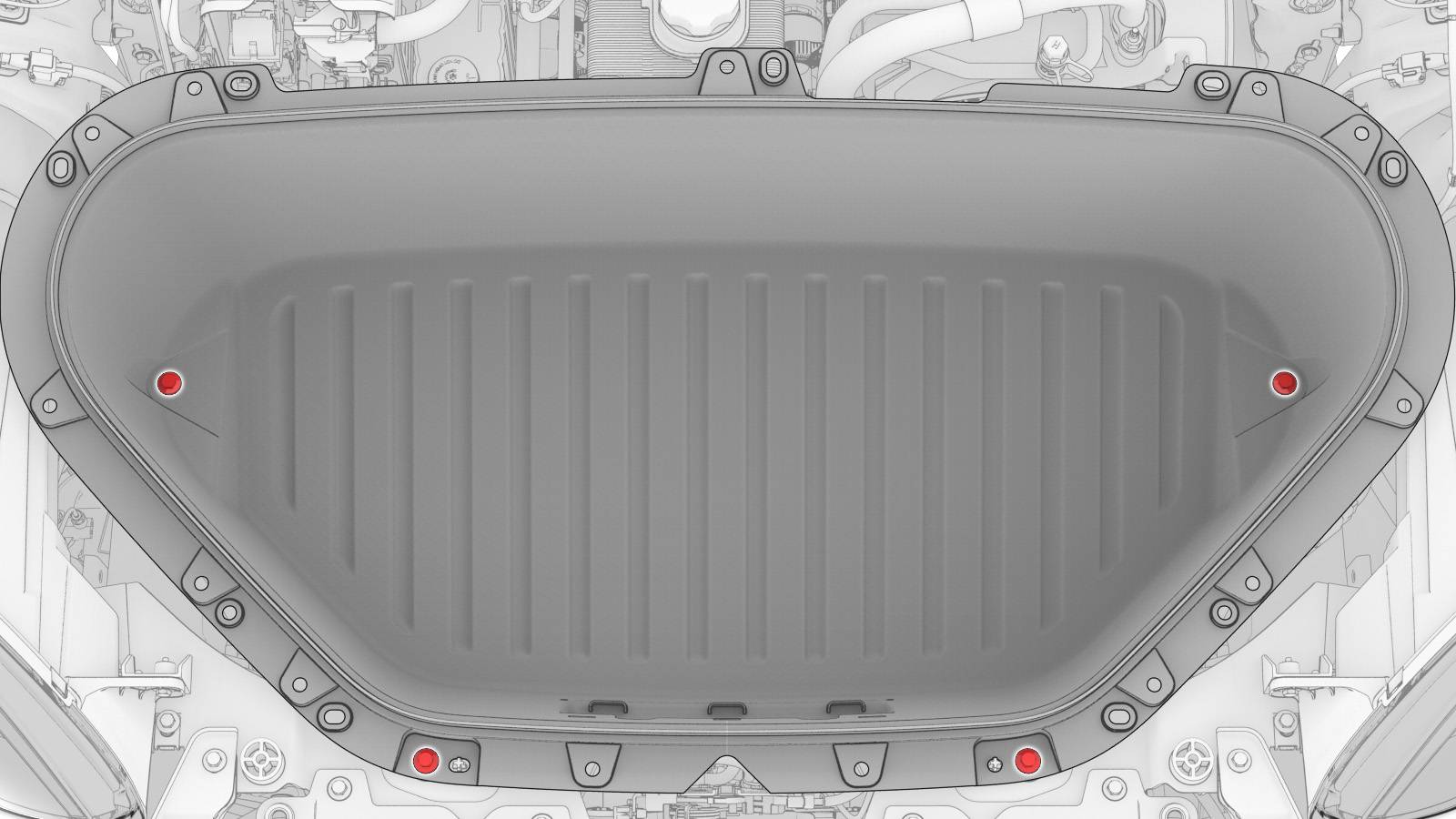 2021+ 特斯拉 Model S 单传动装置前备箱闩锁更换:两颗10 Nm、双锁片与度量重置-图片2