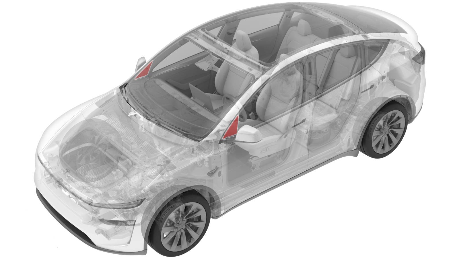 2025+ 特斯拉 Model Y 左前门高频扬声器更换:两接头、垂直卡接与线束收纳-图片1