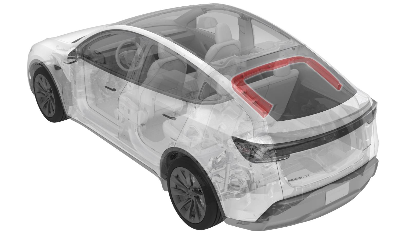 2025+ 特斯拉 Model Y 尾门内侧车灯更换:饰板支撑、插头区分与完全就位-图片1