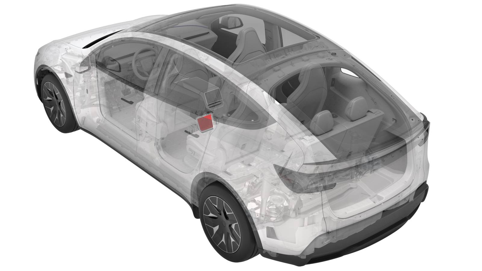 特斯拉 Model Y L 杯托扬声器格栅更换:四卡子、七导销与水平拆装-图片1