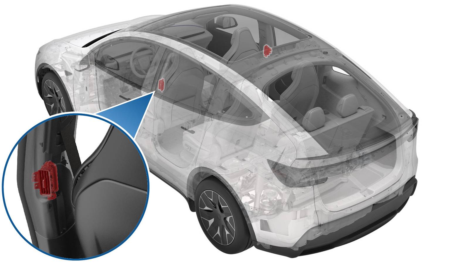特斯拉 Model Y L 左侧B柱出风口更换:三颗1.3 Nm、六定位夹与饰板复装-图片1
