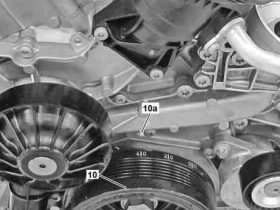 奔驰276发动机 调节凸轮轴的基本位置